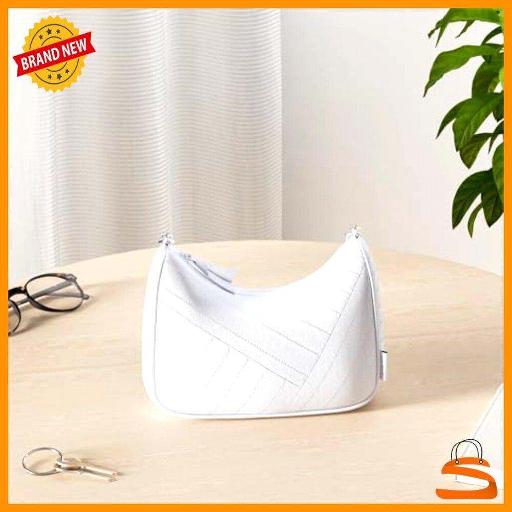 Cotton Mini Crossbody Purse with Adjustable Strap, 3 Pockets - Picture 2 of 5